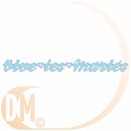 Guirlande vive les mari�s