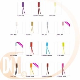 Marque place rectangle ruban
