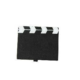 Marque place clap de film en bois par 6 