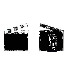 Centre de table clap de film 