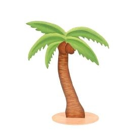 Centre de table palmier 