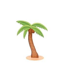 Centre de table palmier 