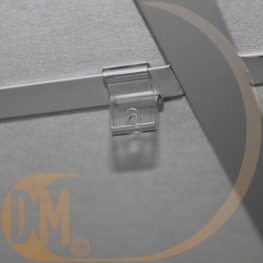 Crochet fixe faux plafond plastique