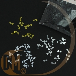 Sachet cavalier confettis de table note de musique