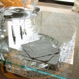 Serviettes de table motif f�te