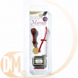 Sceau double initiales