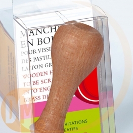 Manche en bois pour pastille � vis