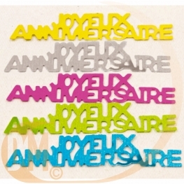Confettis Joyeux anniversaire