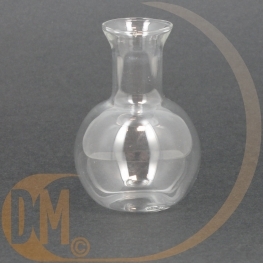 Fiole verre pour decoration