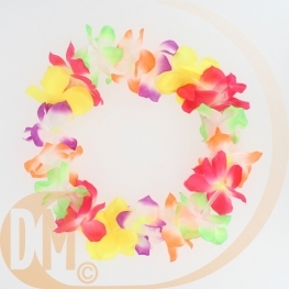 Collier Hawaien en tissu