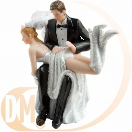 Figurine couple de mari�s pas sage