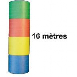 Rouleau de serpentins multicolores