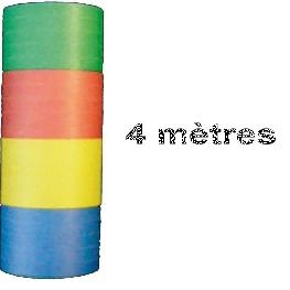Rouleau de serpentins multicolores