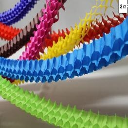 Guirlande boa en papier