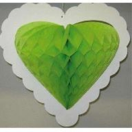 Coeur en papier alv�ol�