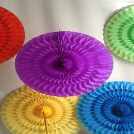 Eventail en papier alv�ol�