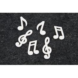 Notes de musique bois (x24)
