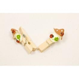 Pince d�co champignion (x6)