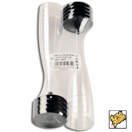 flutes champagne plastique 10 cl
