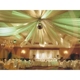 Tenture de salle en organza 50 m�tres