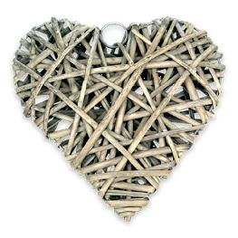 Coeur plein osier tress� 