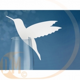 Marque place pour verre Hirondelle par 10