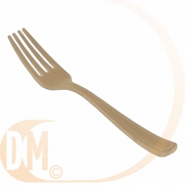 Fourchette plastique discount de couleur par 50