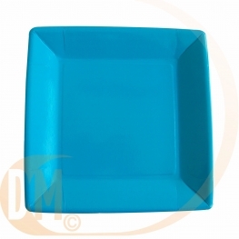 Assiette carton carr�e par 10