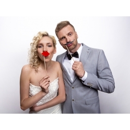 Sachet Sticks Moustaches Photo Booth
