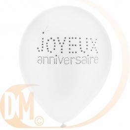 Ballon Anniversaire par 8