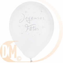 Ballon Joyeuses F�tes par 8 