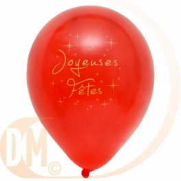 Ballon Joyeuses F�tes par 8 