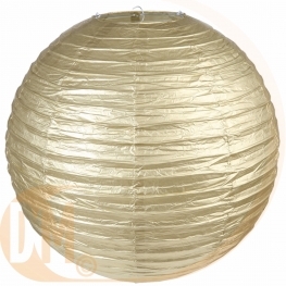 Lampion en papier effet m�tallis�