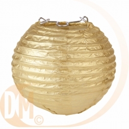 Lampion en papier effet m�tallis�
