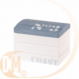 Coffre marin en bois 