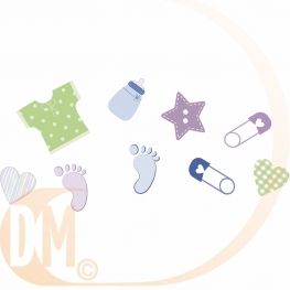 Confetti de table Bapteme