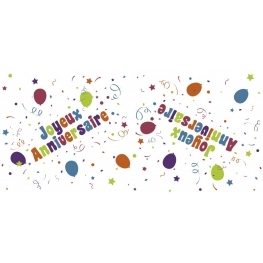 Chemin de table Joyeux Annniversaire