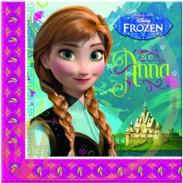 Serviette 2 plis Reine des neiges x20