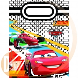 Sac cadeaux Cars x6
