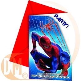 Carte invitation Spiderman 