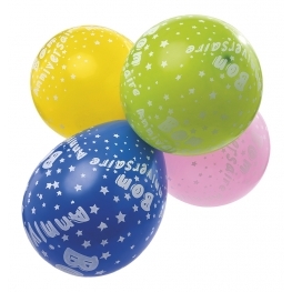 Balllon anniversaire etoile