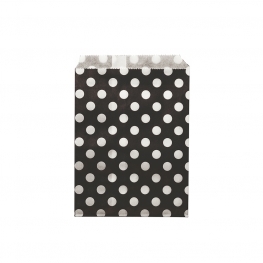 Sachet papier Pois Blancs (x24)
