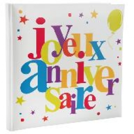 Livre d'or Joyeux Anniversaire festif