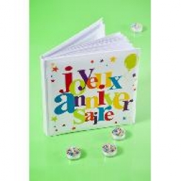 Livre d'or Joyeux Anniversaire festif