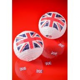 Lampion papier Angleterre (x2)