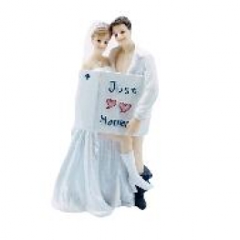 Couple de mari�s fantaisie Just Married