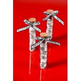 Eprouvette en verre cin�ma x4