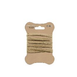 Ruban Jute Naturelle sur carton