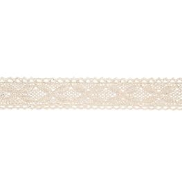 Ruban dentelle coton 2,5 cm