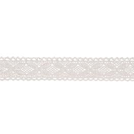 Ruban dentelle coton 2,5 cm